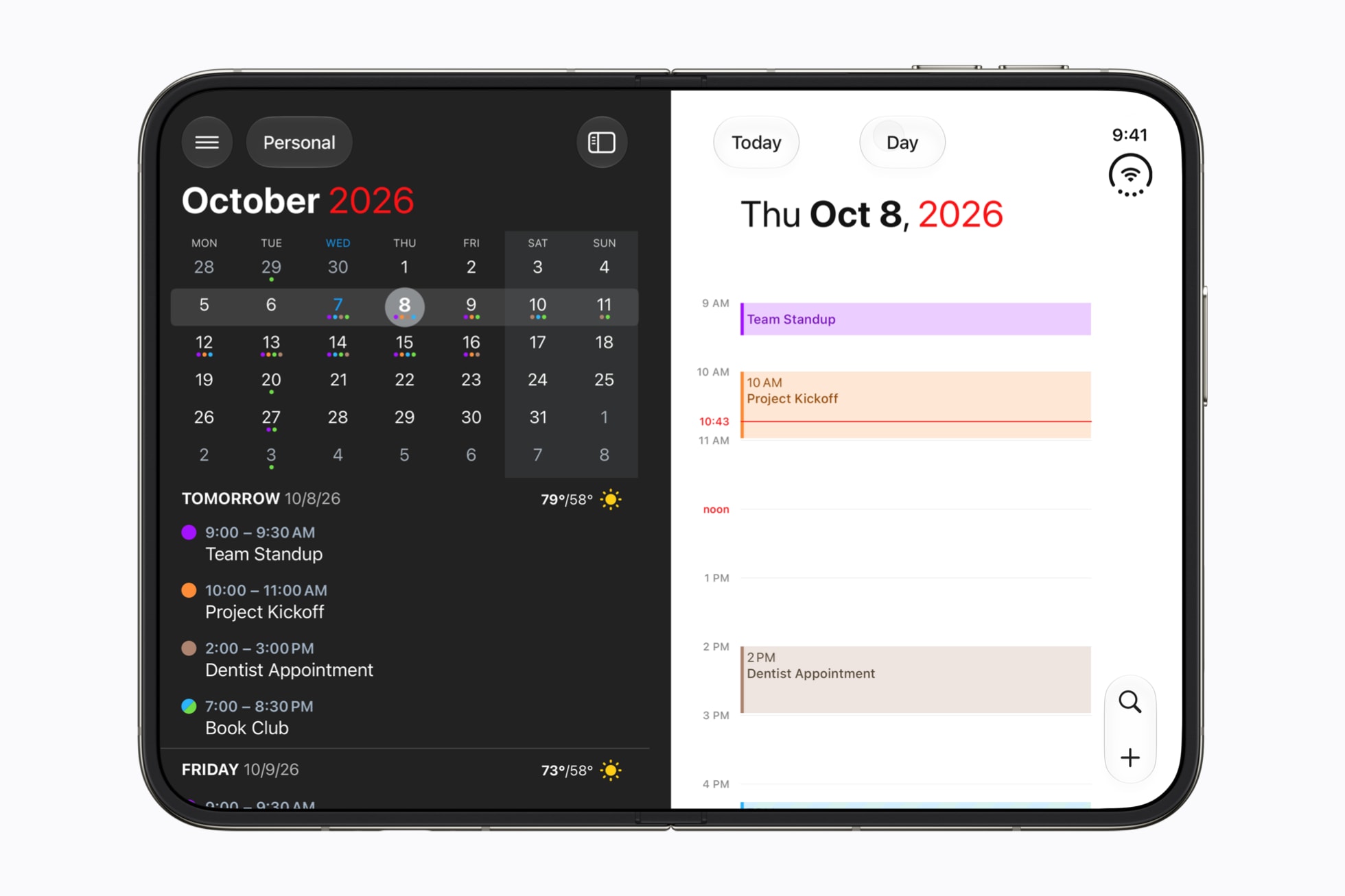 Fantastical on iPhone Duo (Apple Newsroom)