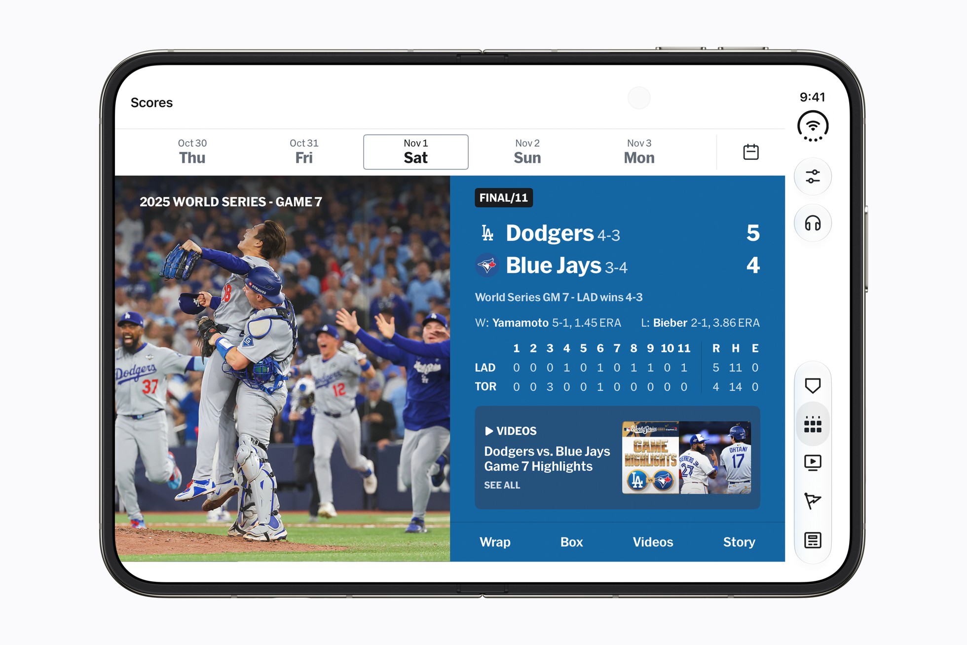 MLB on iPhone Duo (Apple Newsroom)