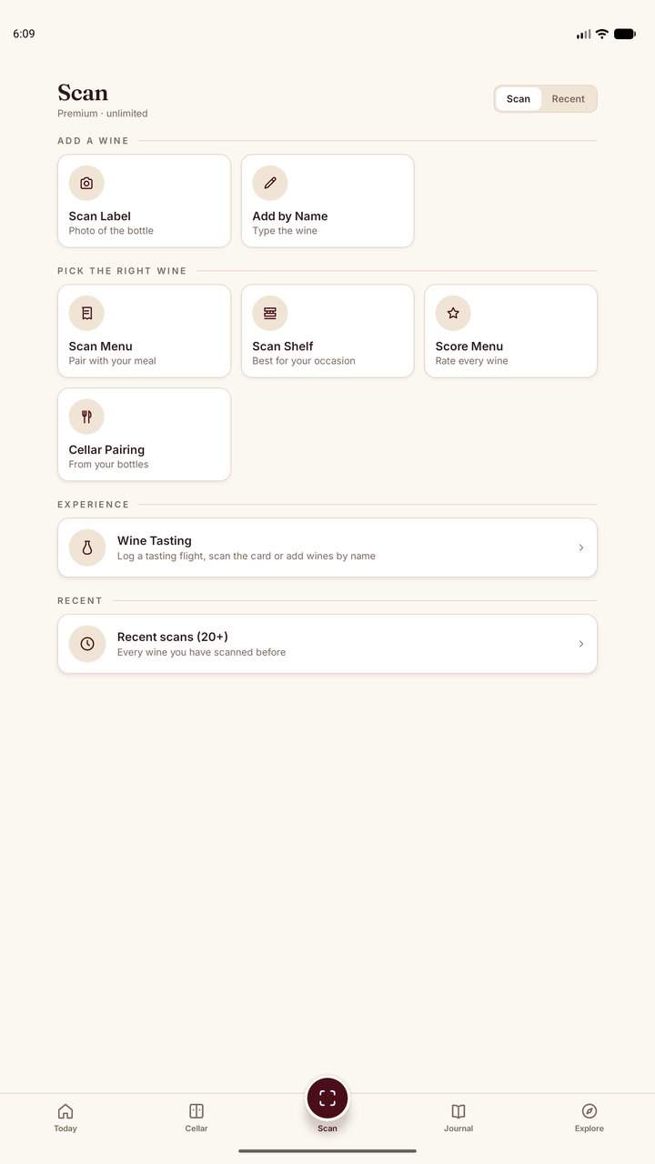 Sommo camera-first label scanning on Android tablet