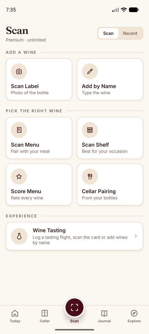 Sommo camera-first label scanning on Android